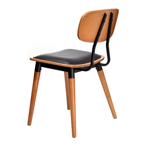 4242204_Felix Chair – Black Vinyl Seat – Lancaster Oak – Black Frame_g4